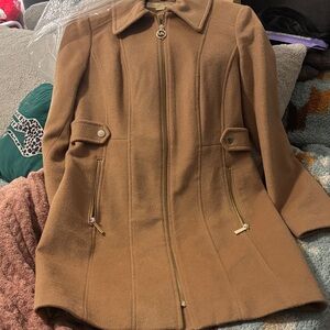 MICHAEL Michael Kors Camel Trench Coat